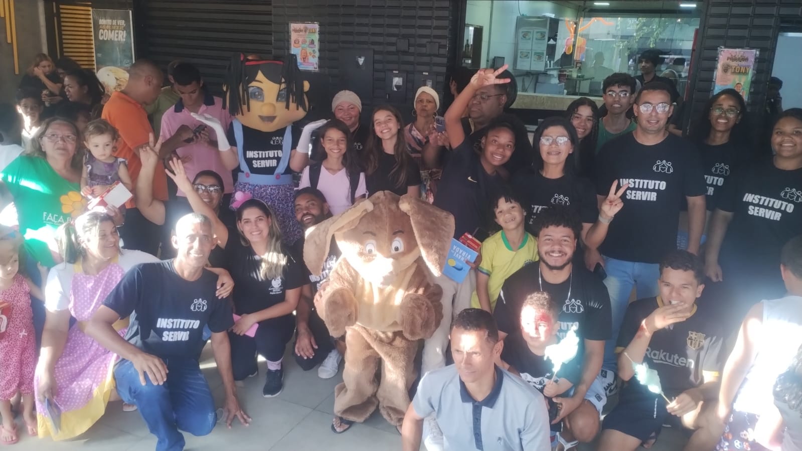 Foto da equipe de apoio